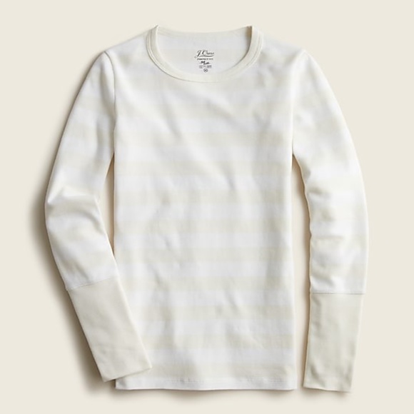 J. Crew Tops - NWT Slim Perfect Long Sleeve T-shirt with Long Cuffs - Medium